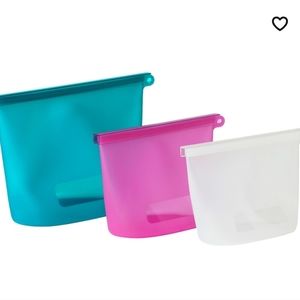 FILFISK3-piece resealable bag set, multicolor